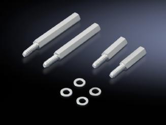 Distanzbolzen, Länge 25 mm, Sechskantstahl (SW8) verzinkt 