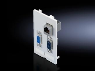 Schnittstellen-Einsätze, RJ45, SUB-D9 Buchse/Buchse, Stift/Stift 