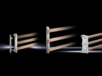Sammelschienenhalter 3-polig, 150 mm Mittenabstand, für E-Cu 3x2x100x10 mm 