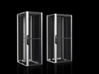 VX IT, geschlossen,vormon.,19"-Profile standard,RAL7035,BHT 800x2100x800mm, 42HE 