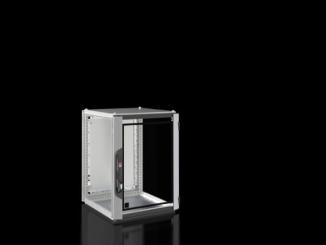 VX IT, geschlossen, IP55, Leerschrank, RAL7035, BHT 600x800x600mm, 15HE 