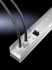 PSM Stromschiene, 2x3-phasig, 16 A, 7 Steckplätze CEE, passend für H2000 mm 