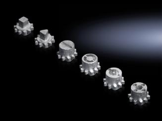 TS Verschluss-Einsatz, Ausführung F, Zink-Druckguss, 8 mm Dreikant 