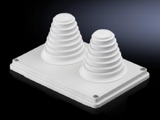 Kabeleinführungsflansch mit Einführungsstutzen 