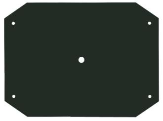 Abdeckplatte für Spleißkassette 