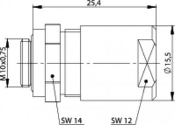 Kabelabfangung Druckverschr., IP67 