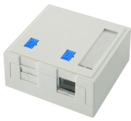 Modul-Aufn. 2-fach Ap compact 68x64 