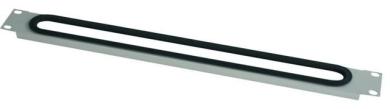 19" / 1HE  Kabeldurchführungsplatte 