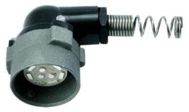 NF-KABELWINKELSTECKER GANZMETALL 