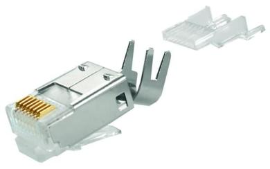 RJ45-Stecker MP8 FS Cat.6A 