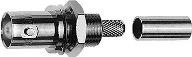 BNC-KABELEINBAUBUCHSE CR/CR 50 OHM 