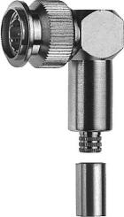 TNC-KABELWINKELSTECKER Cr/Cr 