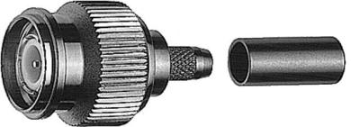 TNC-Kabelstecker Crimp, 75 Ohm 