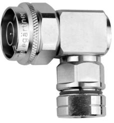N-Kabelwinkelstecker kurz Ag/TA, 50 Ohm 