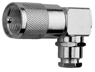 UHF-Kabelwinkelstecker 