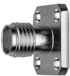 SMA-EINBAUBUCHSE M. FLANSCH 