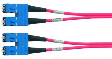 Duplex-Rangierkabel 50/125 OM2, L=5m 